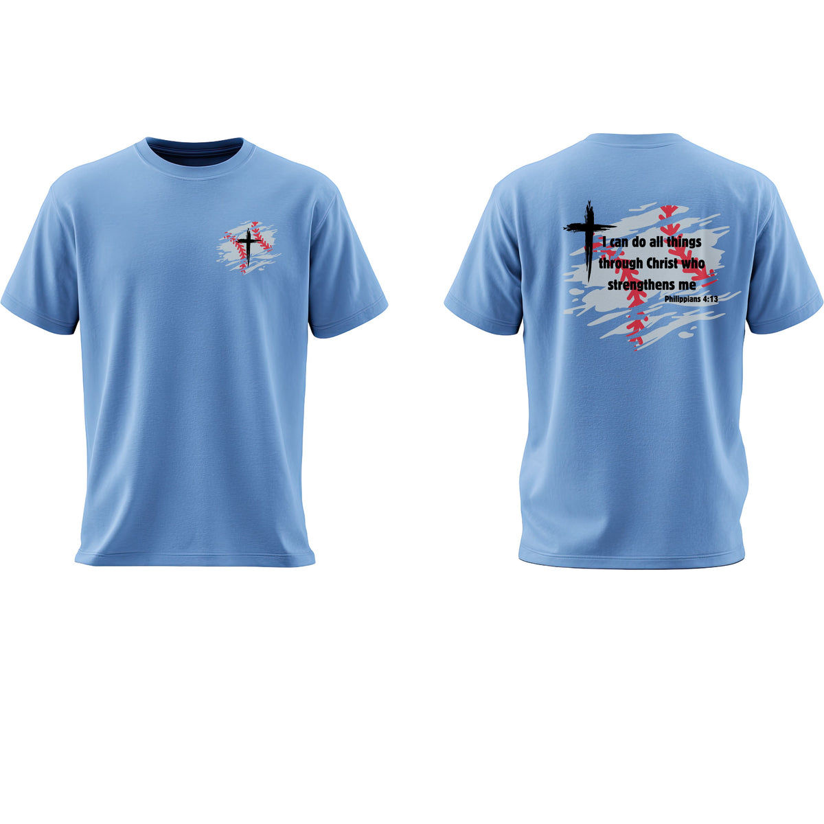 I Can Do All Things Through Christ Baseball Tee
