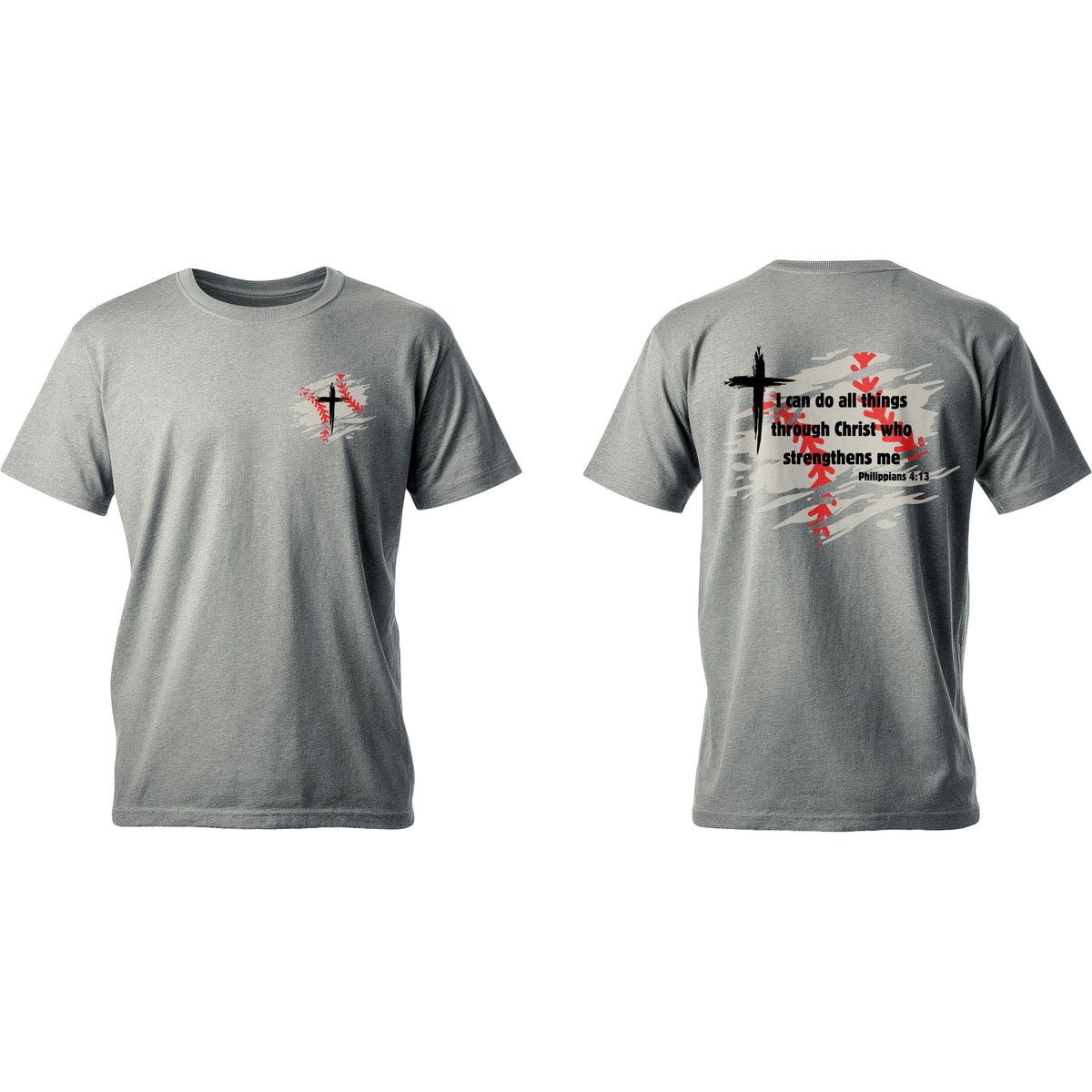 I Can Do All Things Through Christ Baseball Tee