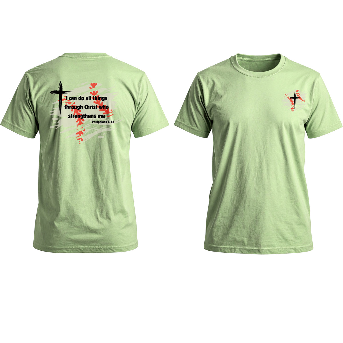 I Can Do All Things Through Christ Baseball Tee