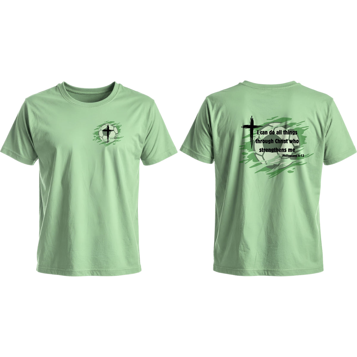 I Can Do All Things Through Christ Soccer Tee