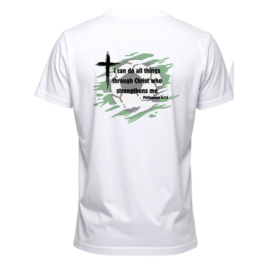I Can Do All Things Through Christ Soccer Tee