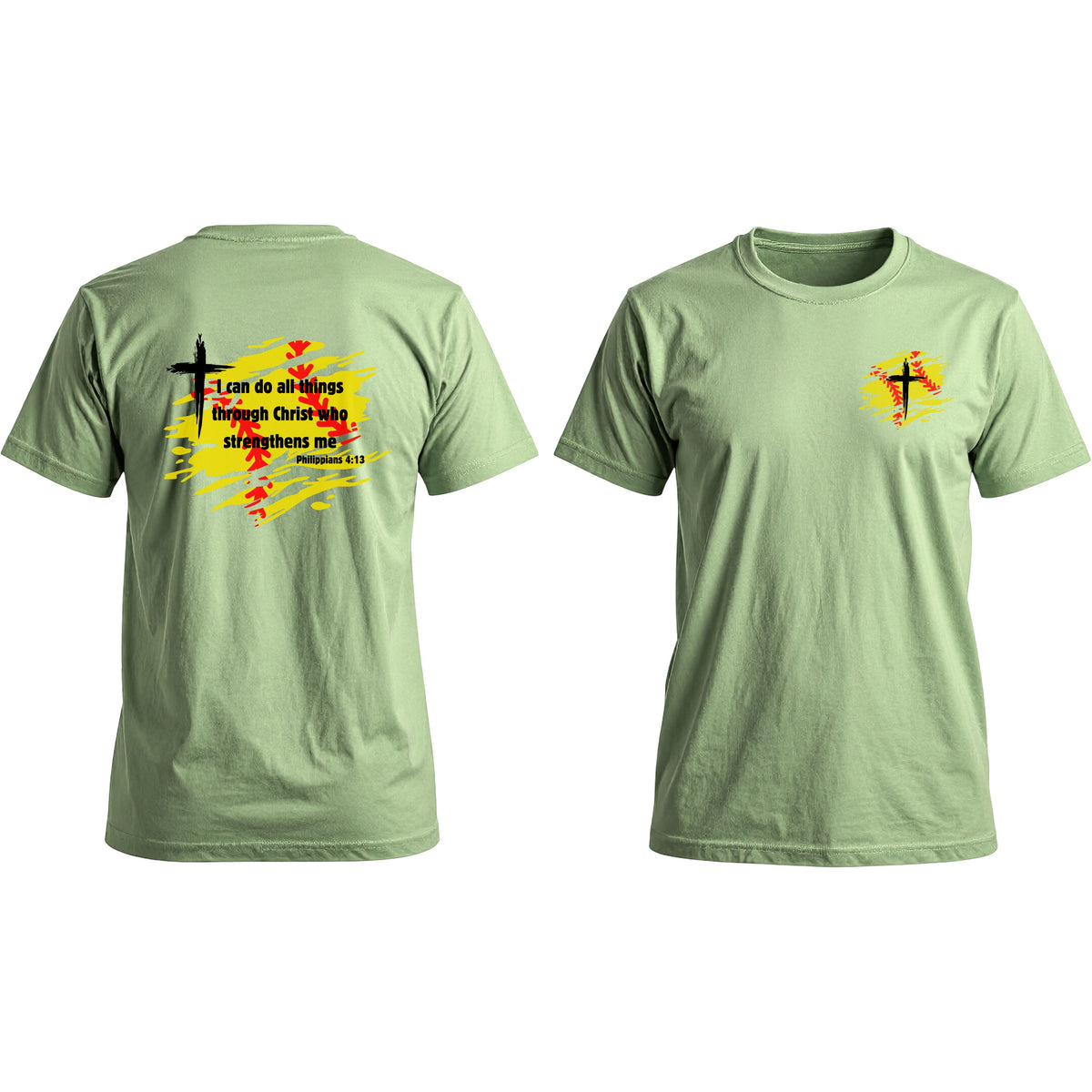 I Can Do All Things Through Christ Softball Tee