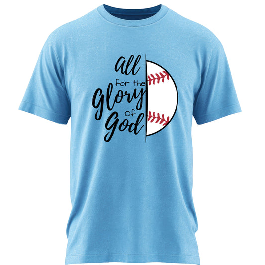 All for the Glory of God Baseball Performance Tee