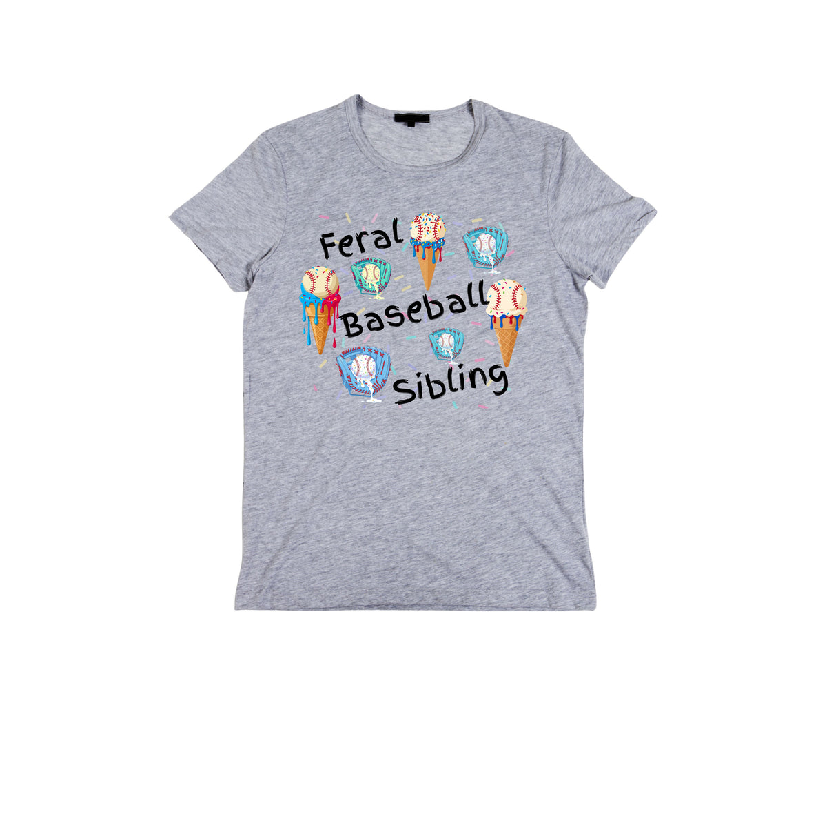 Feral Baseball Sibling Tee