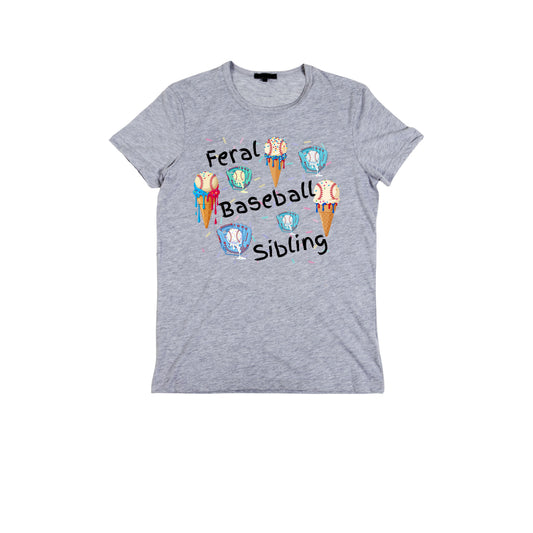 Feral Baseball Sibling Tee