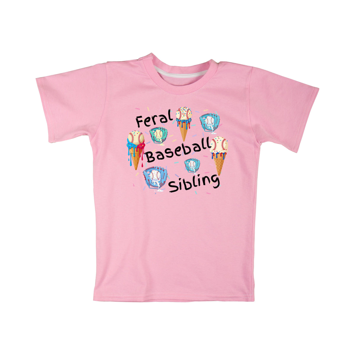 Feral Baseball Sibling Tee