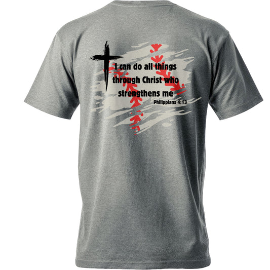 I Can Do All Things Through Christ Baseball Tee