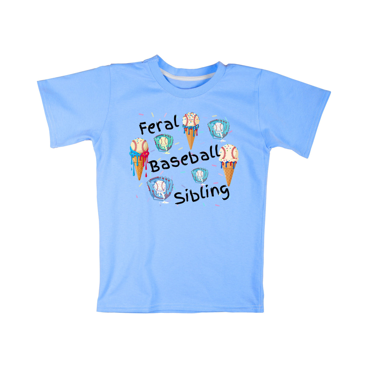 Feral Baseball Sibling Tee