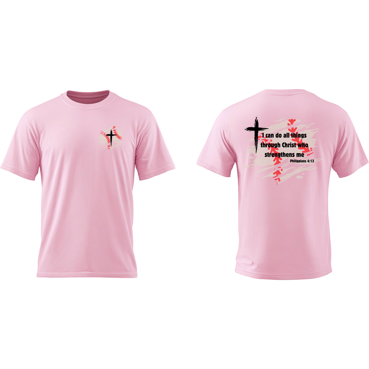 I Can Do All Things Through Christ Baseball Tee