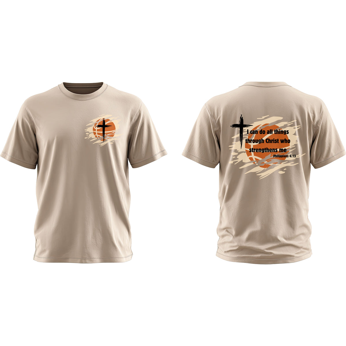 I Can Do All Things Through Christ Basketball Tee
