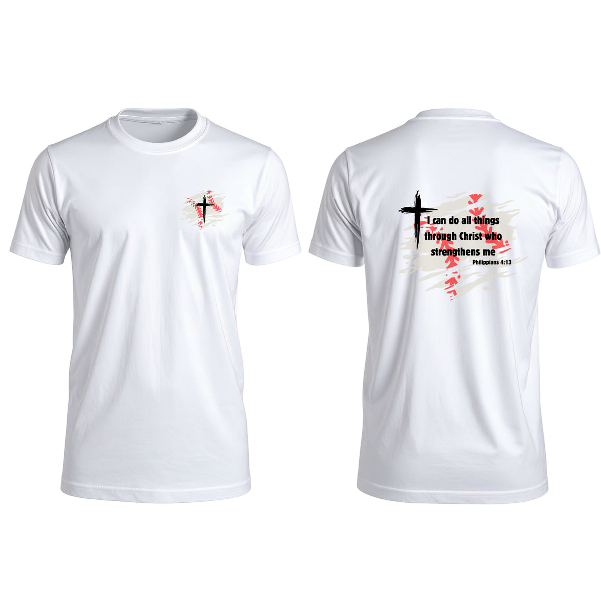 I Can Do All Things Through Christ Baseball Tee