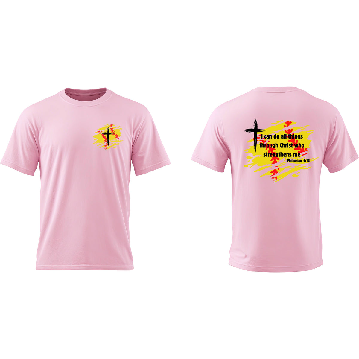 I Can Do All Things Through Christ Softball Tee