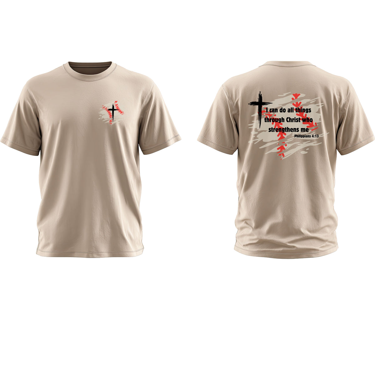 I Can Do All Things Through Christ Baseball Tee