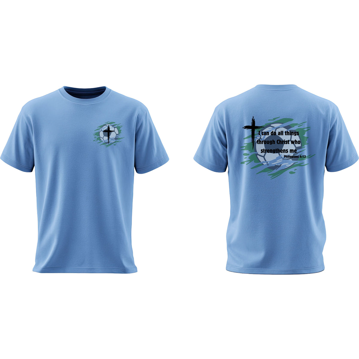 I Can Do All Things Through Christ Soccer Tee
