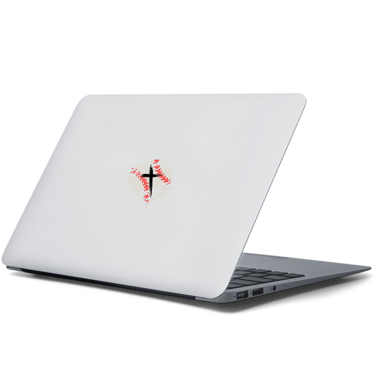 Baseball Cross Decal
