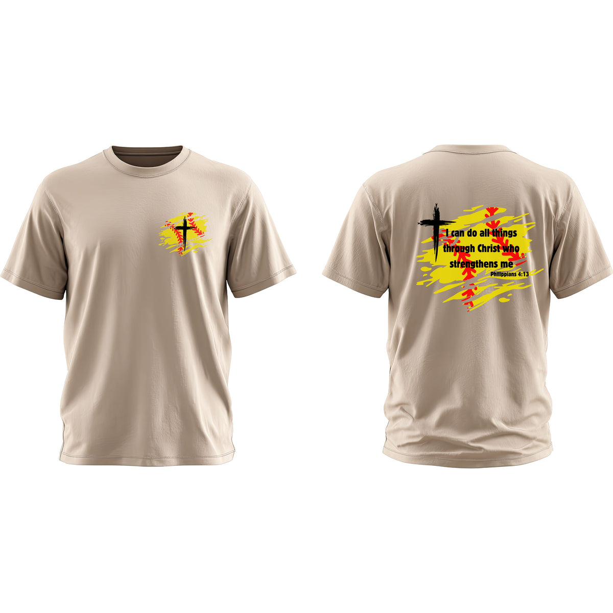 I Can Do All Things Through Christ Softball Tee