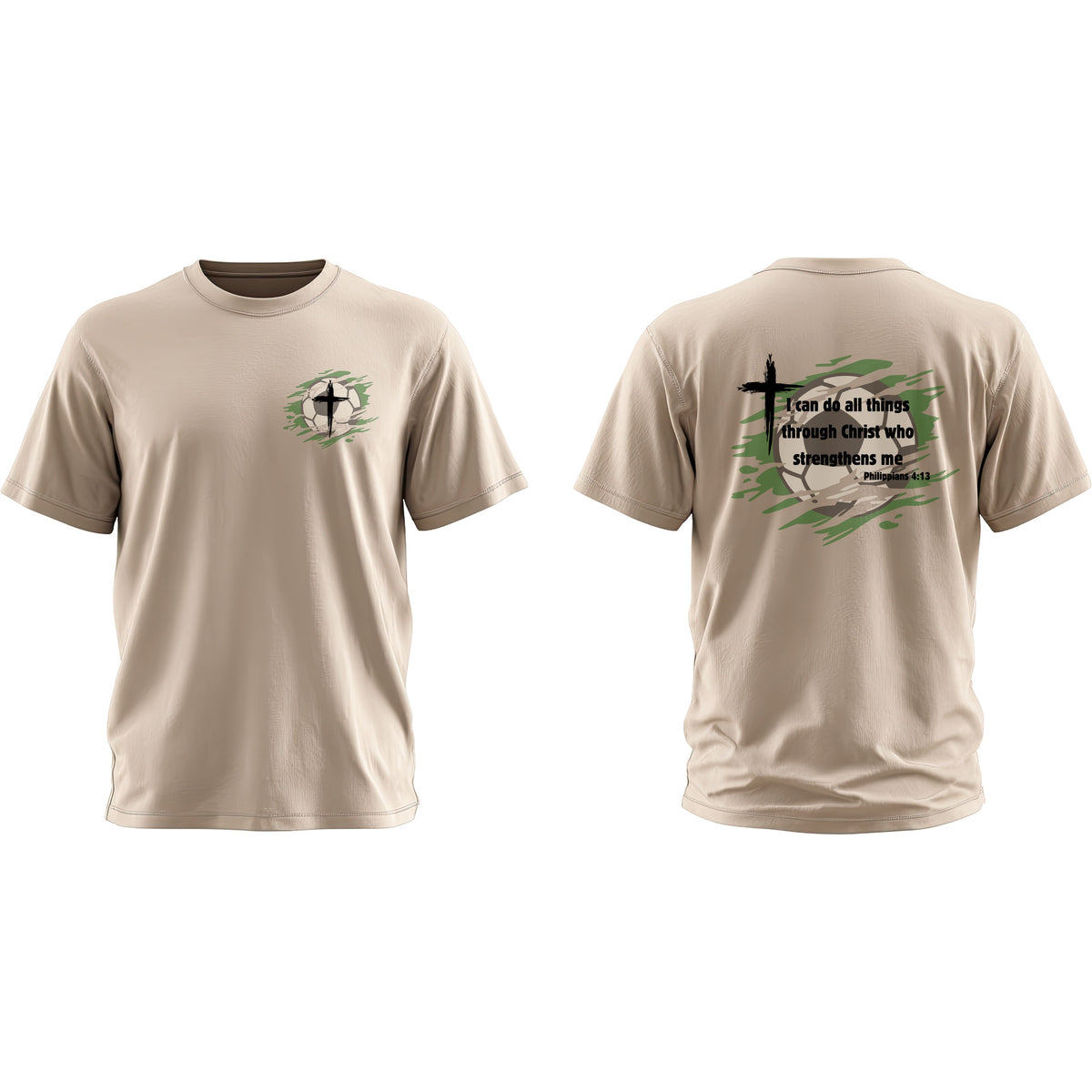 I Can Do All Things Through Christ Soccer Tee