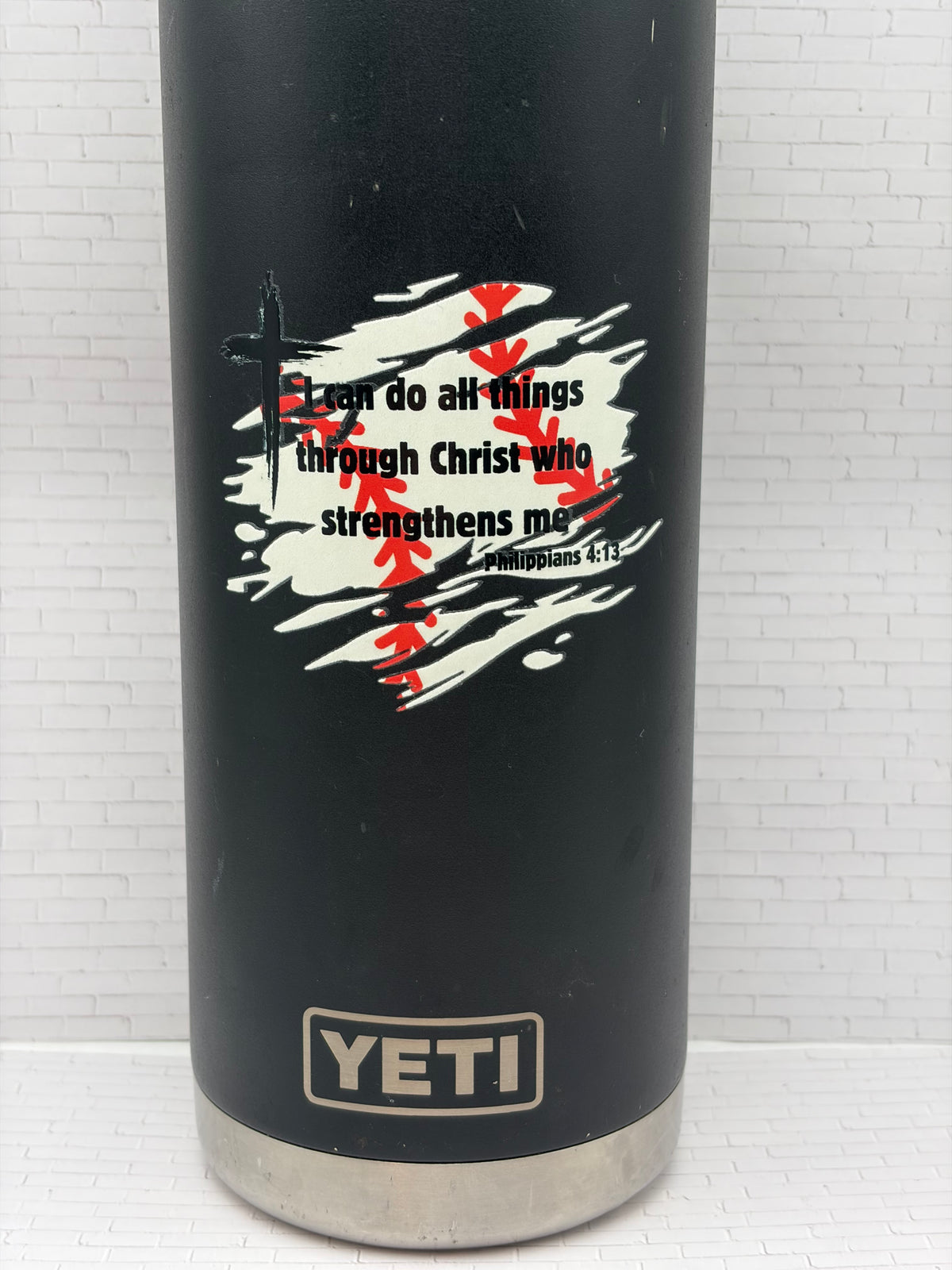 Baseball I Can Do All Things Through Christ Decal