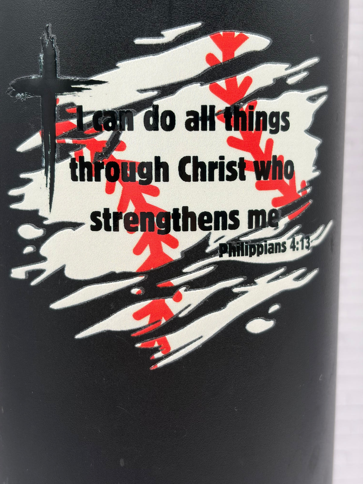 Baseball I Can Do All Things Through Christ Decal